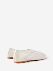 Cotton On White Tylah Mesh Ballet Shoes - Image 2 of 4