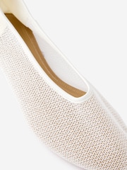 Cotton On White Tylah Mesh Ballet Shoes - Image 4 of 4
