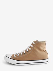 Converse Brown Chuck Taylor Classic High Top Trainers - Image 2 of 9