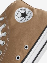 Converse Brown Chuck Taylor Classic High Top Trainers - Image 8 of 9
