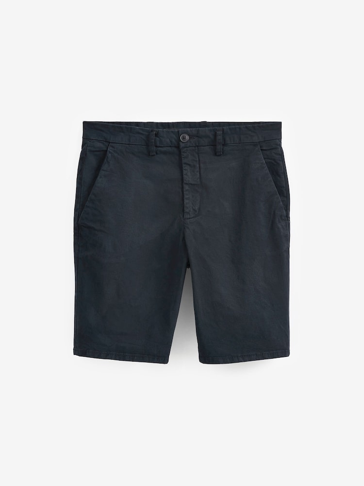 French Connection Blue Marine Chino Shorts - Image 6 of 6 French Connection Blue Marine Chino Shorts - Image 6 of 6