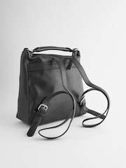 Black Side Zip Backpack - Image 4 of 10