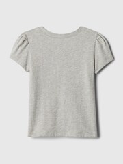 Gap Grey Logo Graphic Print Short Sleeve Crew Neck T-Shirt (Newborn-5yrs) - Image 2 of 2