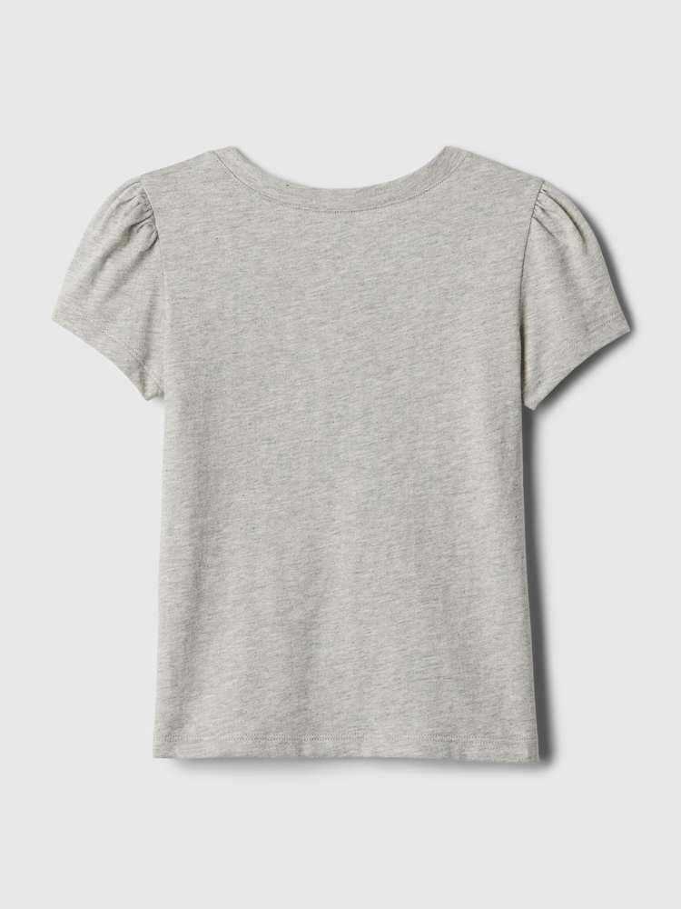 Gap Grey Logo Graphic Print Short Sleeve Crew Neck T-Shirt (Newborn-5yrs) - Image 2 of 2 Gap Grey Logo Graphic Print Short Sleeve Crew Neck T-Shirt (Newborn-5yrs) - Image 2 of 2