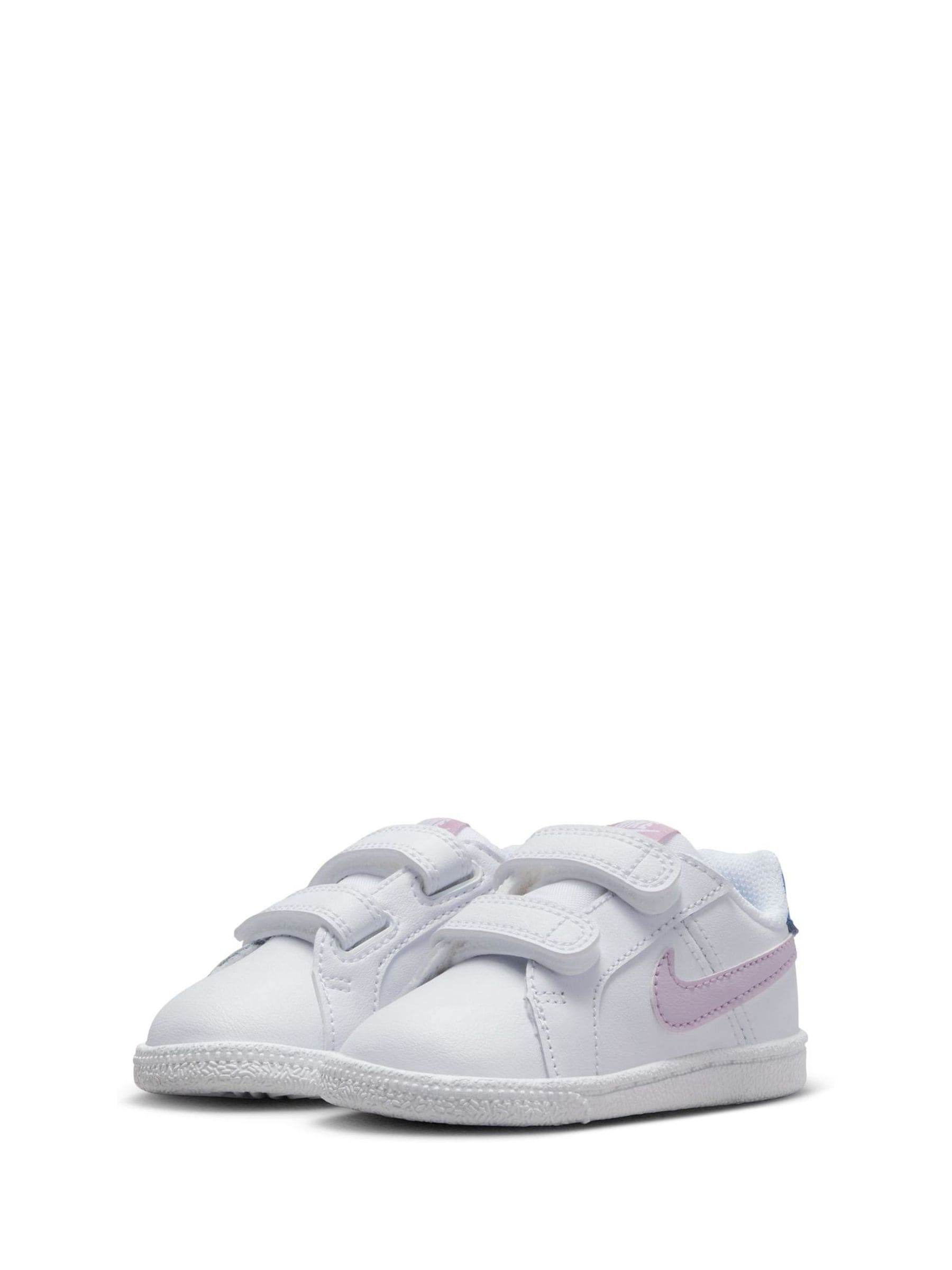 Buy Nike White Pink Court Royale Infant Trainers from Next Luxembourg