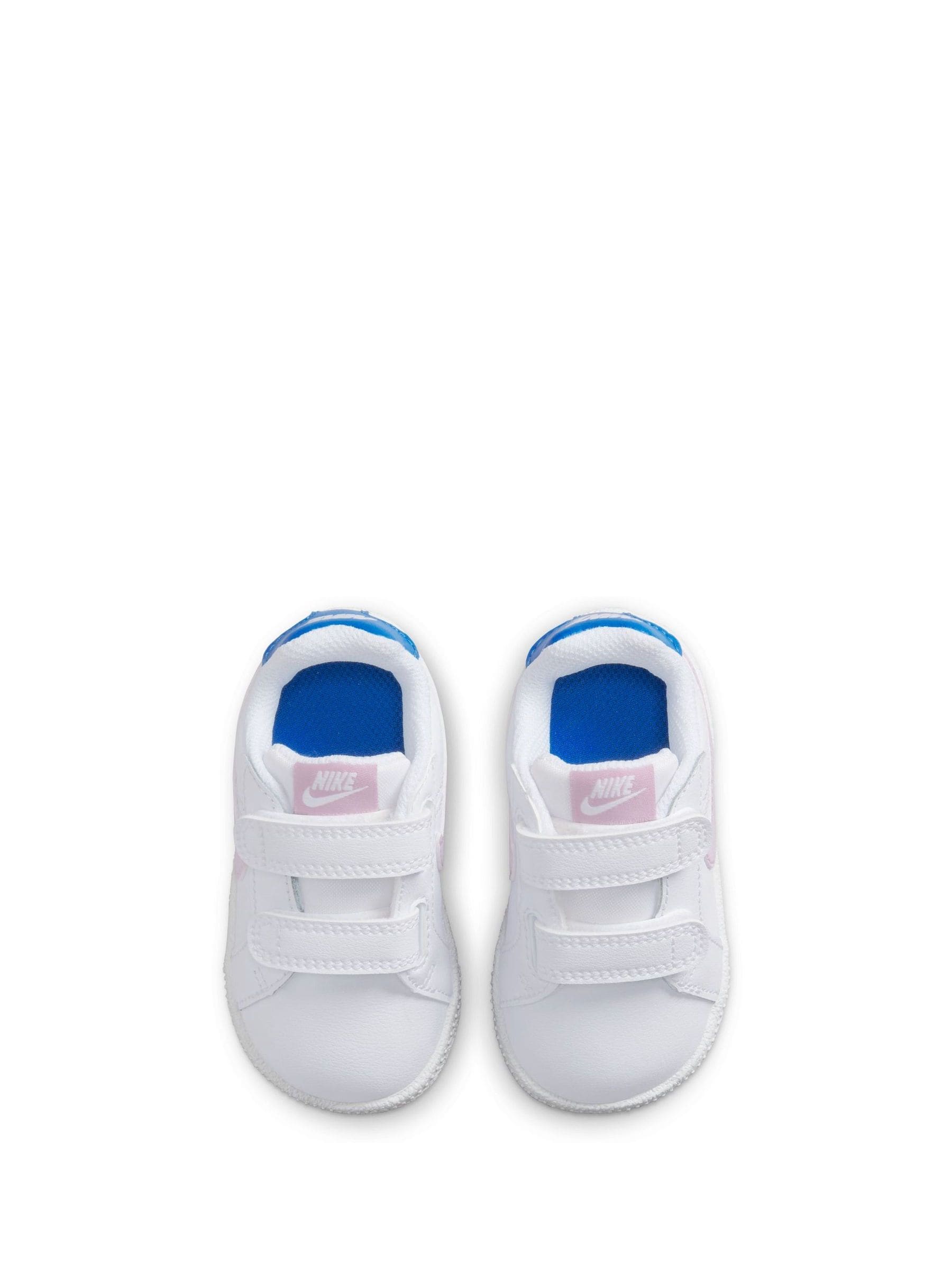 Buy Nike White Pink Court Royale Infant Trainers from Next Luxembourg