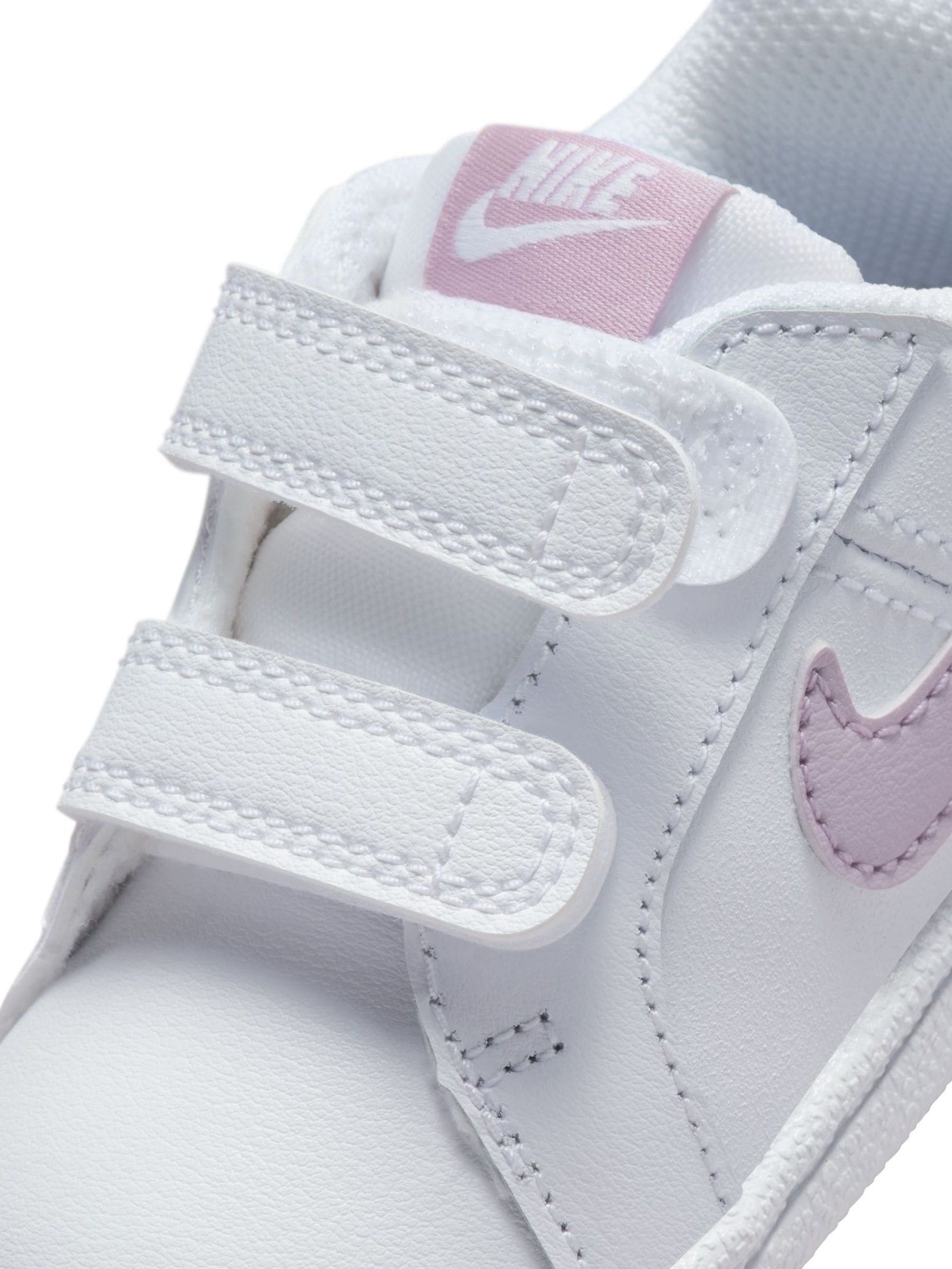 Buy Nike White Pink Court Royale Infant Trainers from Next Luxembourg
