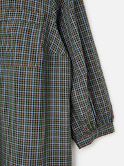 Oliver Bonas Checked Frill Collar Mini Dress - Изображение 5 6
