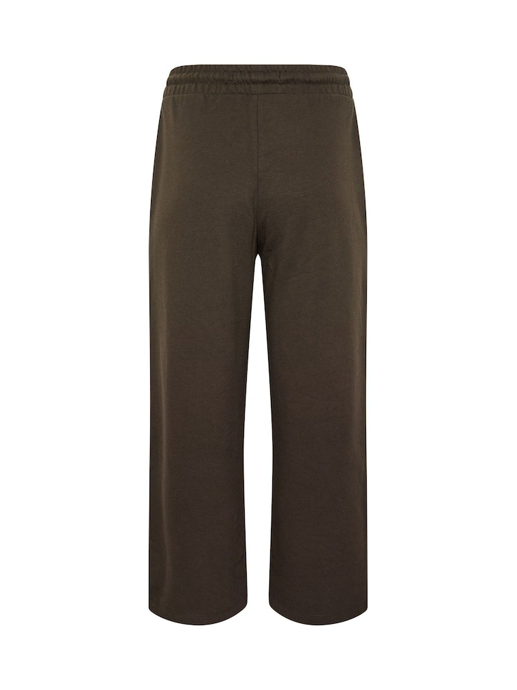 M&Co Brown Petite Wide Leg Joggers - Image 6 of 6 M&Co Brown Petite Wide Leg Joggers - Image 6 of 6