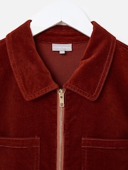 Oliver Bonas Вельветовий комбінезон на блискавці з коротким рукавом - Image 3 of 6