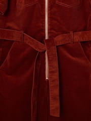 Oliver Bonas Вельветовий комбінезон на блискавці з коротким рукавом - Image 5 of 6