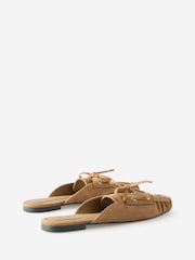 Cotton On Brown Taylor Loafer Mules - Image 3 of 4