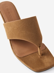 Cotton On Natural Bobbie Kitten Heel Sandals - Image 4 of 4