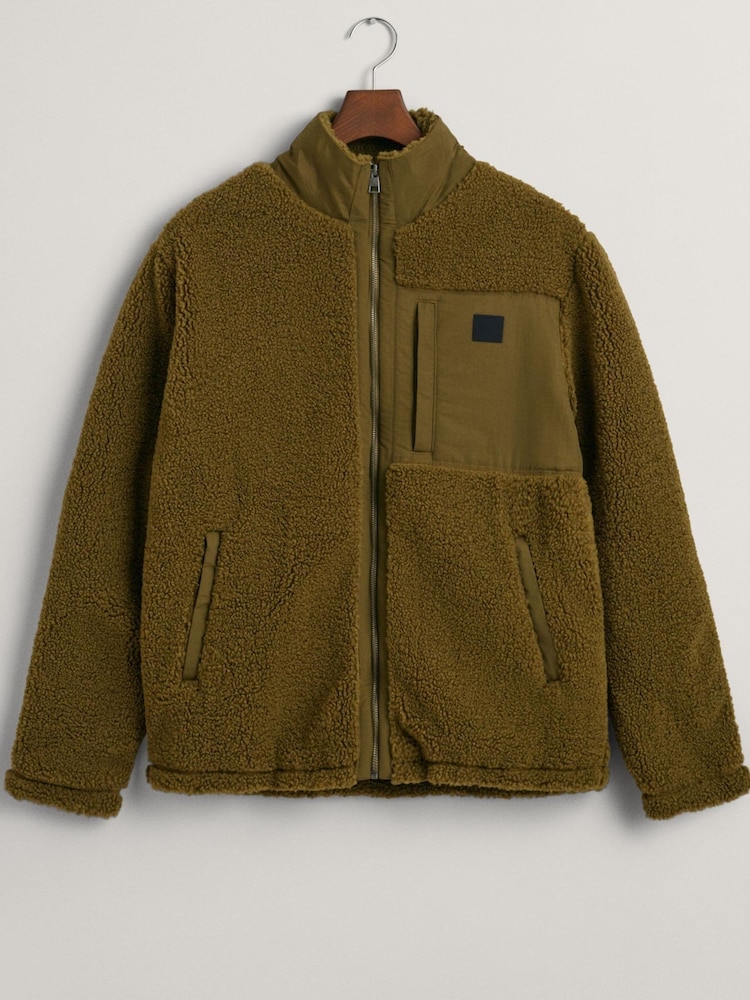 GANT Green Fleece Jacket - Image 1 of 5