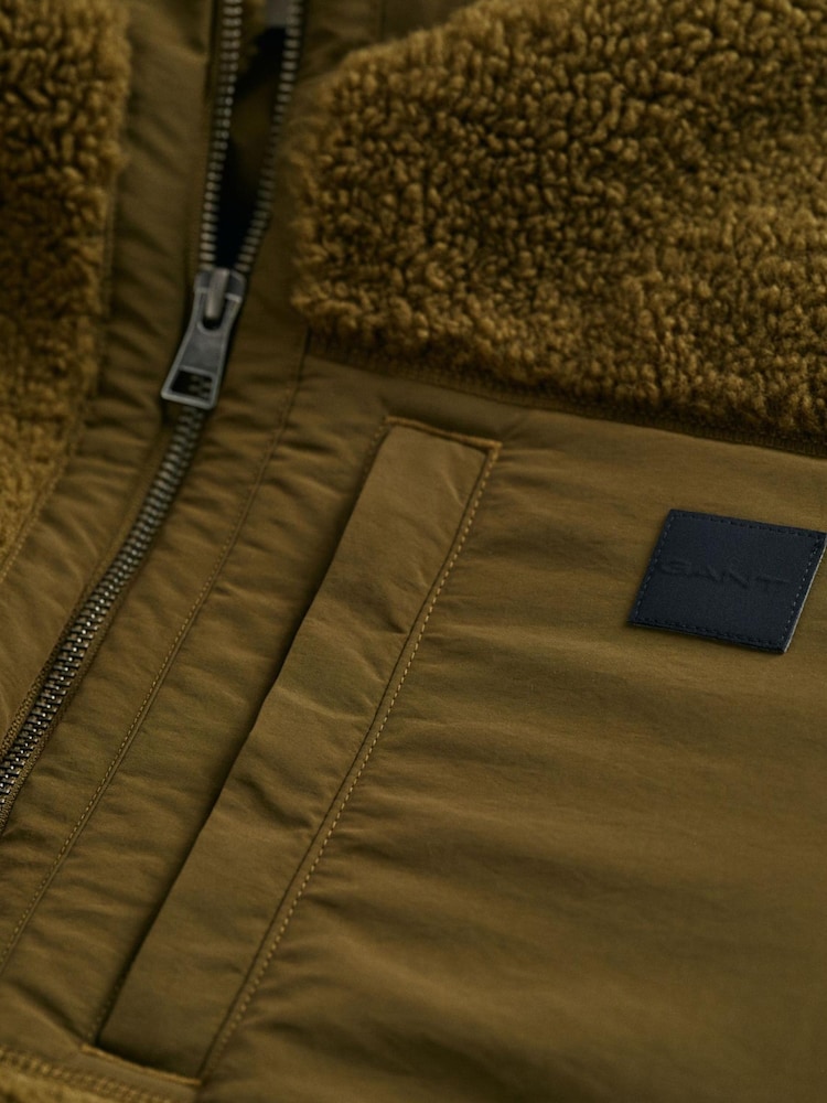 GANT Green Fleece Jacket - Image 5 of 5