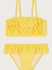 Monsoon Yellow Laser Cut Bikini Set - Image 1 of 3