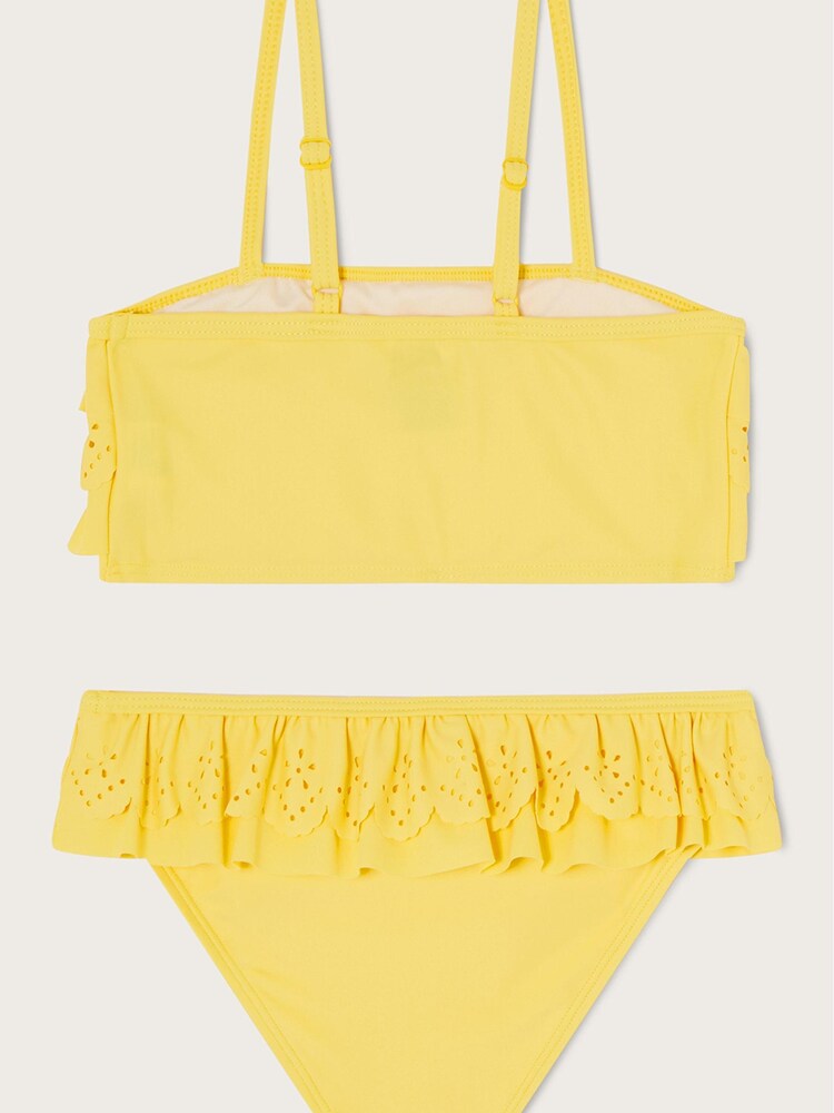 Monsoon Yellow Laser Cut Bikini Set - Image 2 of 3