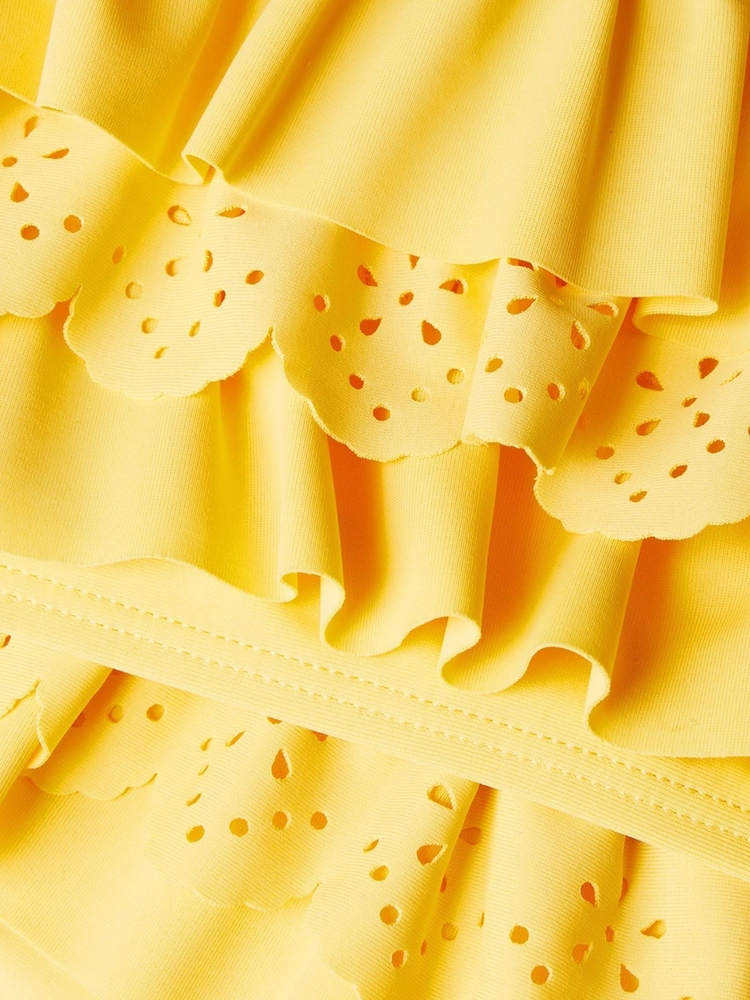 Monsoon Yellow Laser Cut Bikini Set - Image 3 of 3