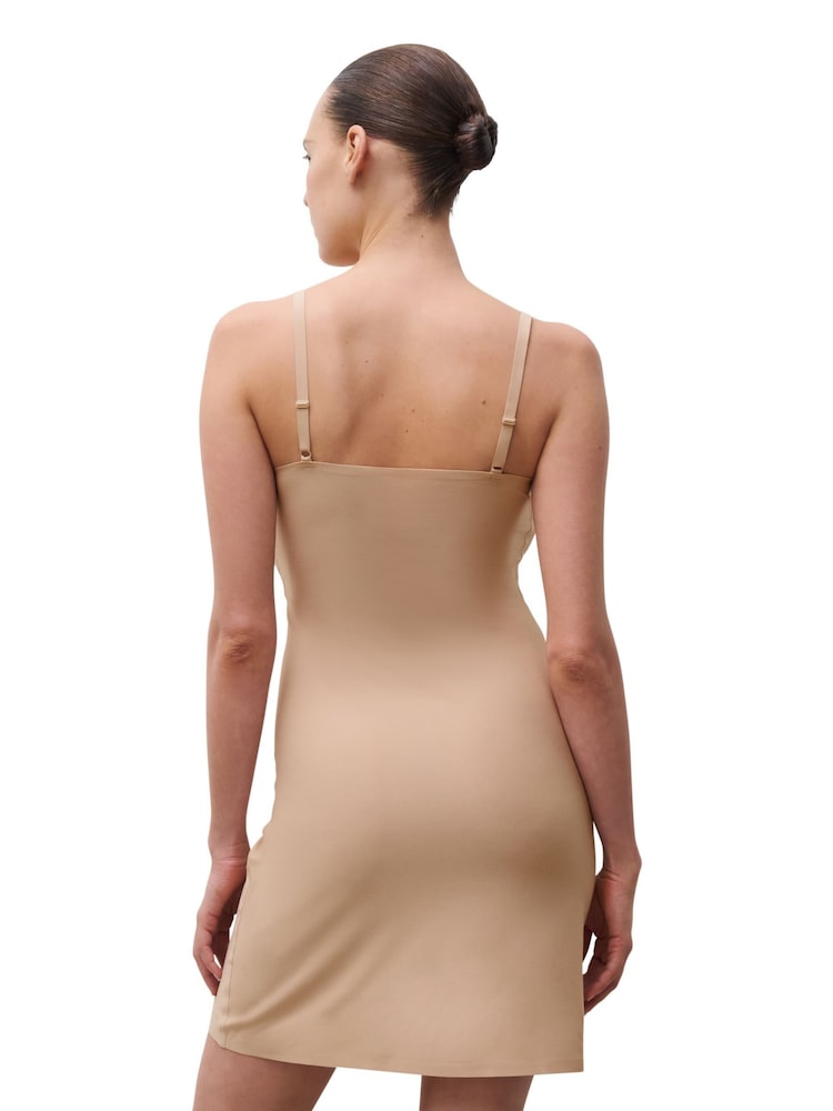 Chantelle Nude Soft Stretch Seamless Slip Dress - Image 2 of 4 Chantelle Nude Soft Stretch Seamless Slip Dress - Image 2 of 4