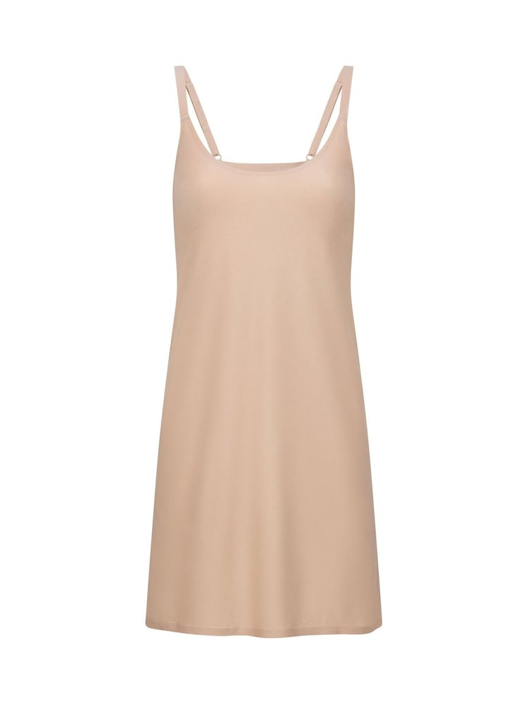 Chantelle Nude Soft Stretch Seamless Slip Dress - Image 4 of 4 Chantelle Nude Soft Stretch Seamless Slip Dress - Image 4 of 4