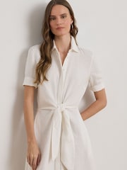 Lauren Ralph Lauren Wakana Linen Shirt Dress - Bilde 3 av 9