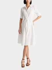 Lauren Ralph Lauren Wakana Linen Shirt Dress - Bilde 8 av 9