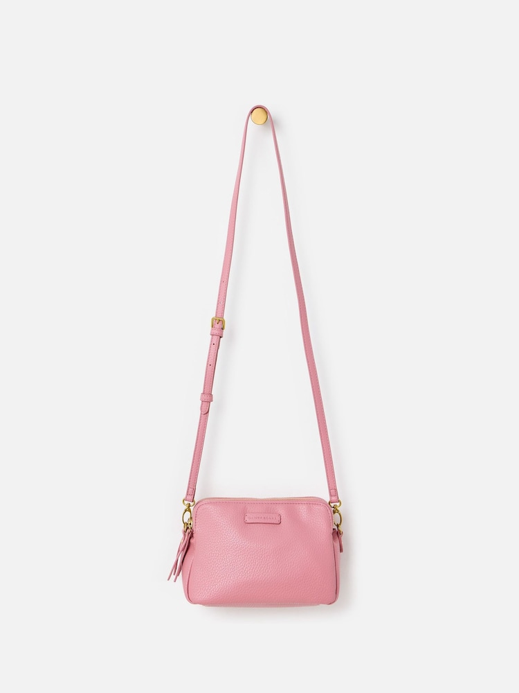 Oliver Bonas Pink Isla Cross-Body Bag - Image 2 of 5 Oliver Bonas Pink Isla Cross-Body Bag - Image 2 of 5