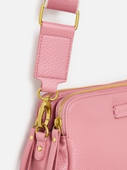 Oliver Bonas Pink Isla Cross-Body Bag - Image 4 of 5