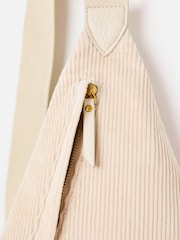 Oliver Bonas Cream Brooke Corduroy Belt Bag - Image 6 of 6