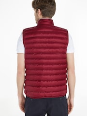 Tommy Hilfiger Red Packable Recycled Gilet - Image 2 of 6