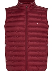 Tommy Hilfiger Red Packable Recycled Gilet - Image 4 of 6