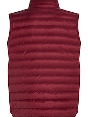 Tommy Hilfiger Red Packable Recycled Gilet - Image 5 of 6