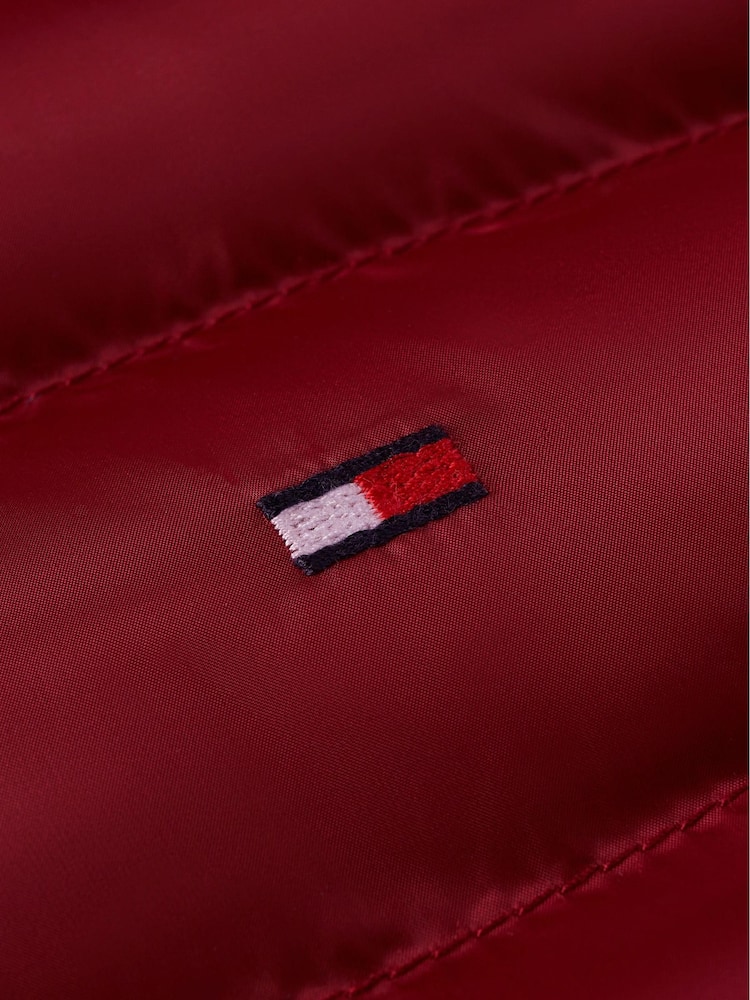 Tommy Hilfiger Red Packable Recycled Gilet - Image 6 of 6