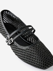 Cotton On Black Frankie Strappy Ballet Shoes - Image 4 of 4