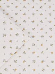 Laura Ashley Pale Ochre Yellow Claudia's Friend 10M Wallpaper - Image 3 of 4