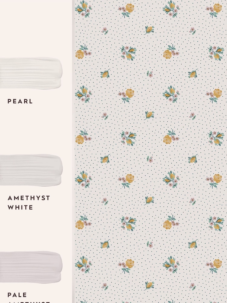 Laura Ashley Pale Ochre Yellow Claudia's Friend 10M Wallpaper - Image 4 of 4