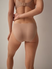 Praline Nude High Leg Microfibre Knickers 5 Pack - Image 4 of 5