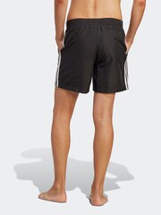 adidas Black Originals Adicolor 3 Stripes Swim Shorts - Image 2 of 6