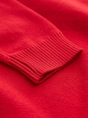 Rot - Gestrickter Schulpullover mit V-Ausschnitt (3–18 Jahre) - Bild 4 von 5