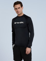 Animal Black Mens Logo Sonny Rash Vest - Image 2 of 8