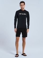 Animal Black Mens Logo Sonny Rash Vest - Image 4 of 8
