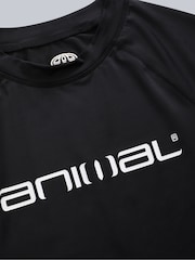 Animal Black Mens Logo Sonny Rash Vest - Image 7 of 8