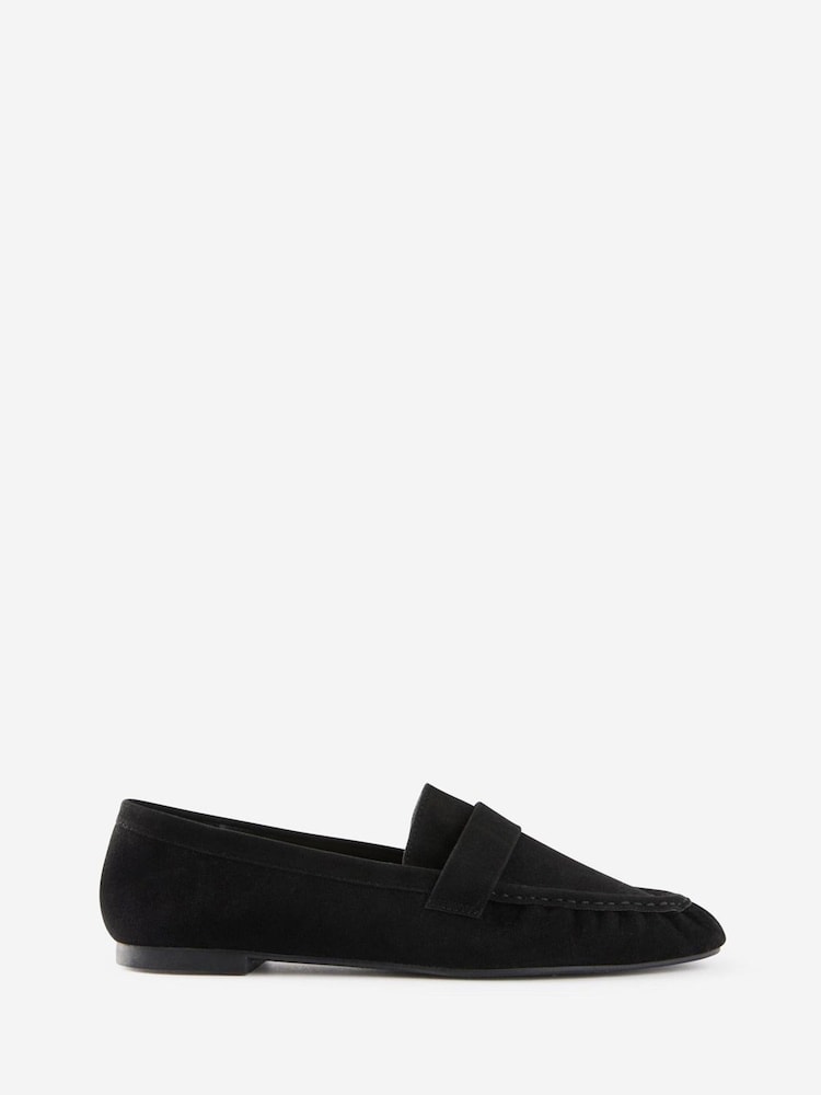 Cotton On Black Taylor Ruched Loafer - Image 1 of 4 Cotton On Black Taylor Ruched Loafer - Image 1 of 4