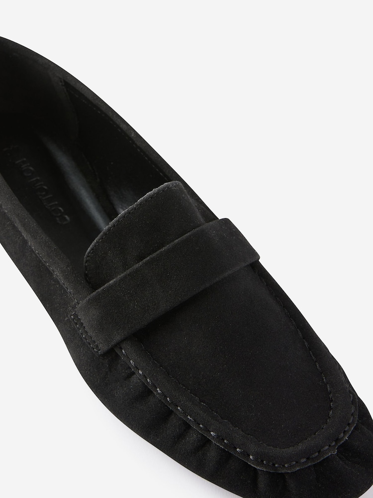 Cotton On Black Taylor Ruched Loafer - Image 4 of 4 Cotton On Black Taylor Ruched Loafer - Image 4 of 4