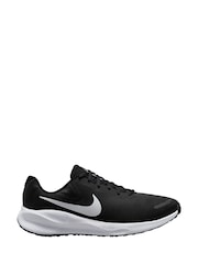 Nike Black/White Revolution 7 Road Running Trainers - Image 2 of 11