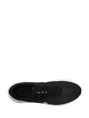 Nike Black/White Revolution 7 Road Running Trainers - Image 8 of 11
