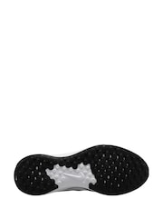 Nike Black/White Revolution 7 Road Running Trainers - Image 9 of 11