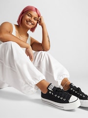Negro/Blanco - Zapatillas de deporte con plataforma Platform Lift Chuck Ox de Converse - Imagen 3 de 11