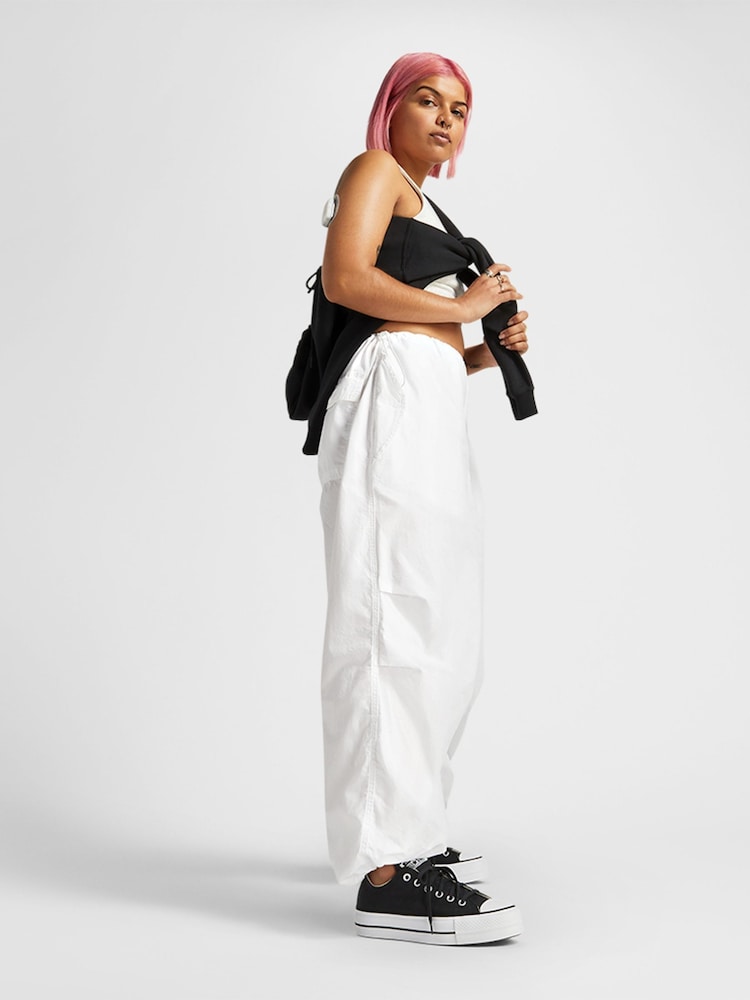 Buy Converse Black/White Platform Lift Chuck Ox Trainers from Next