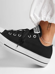 Negro/Blanco - Zapatillas de deporte con plataforma Platform Lift Chuck Ox de Converse - Imagen 4 de 11